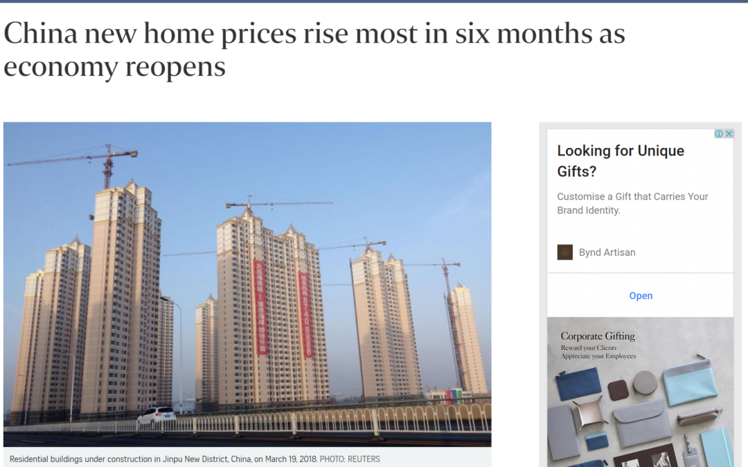 China’s Home Prices Are On The Rise As Property Market Recovers