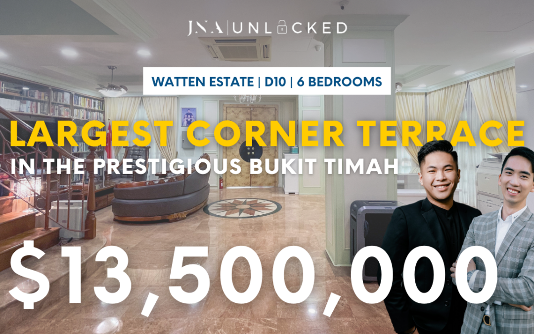 Inside a $13,500,000 largest corner terrace plot in District 10! | Watten Estate | JNA Unlocked 143